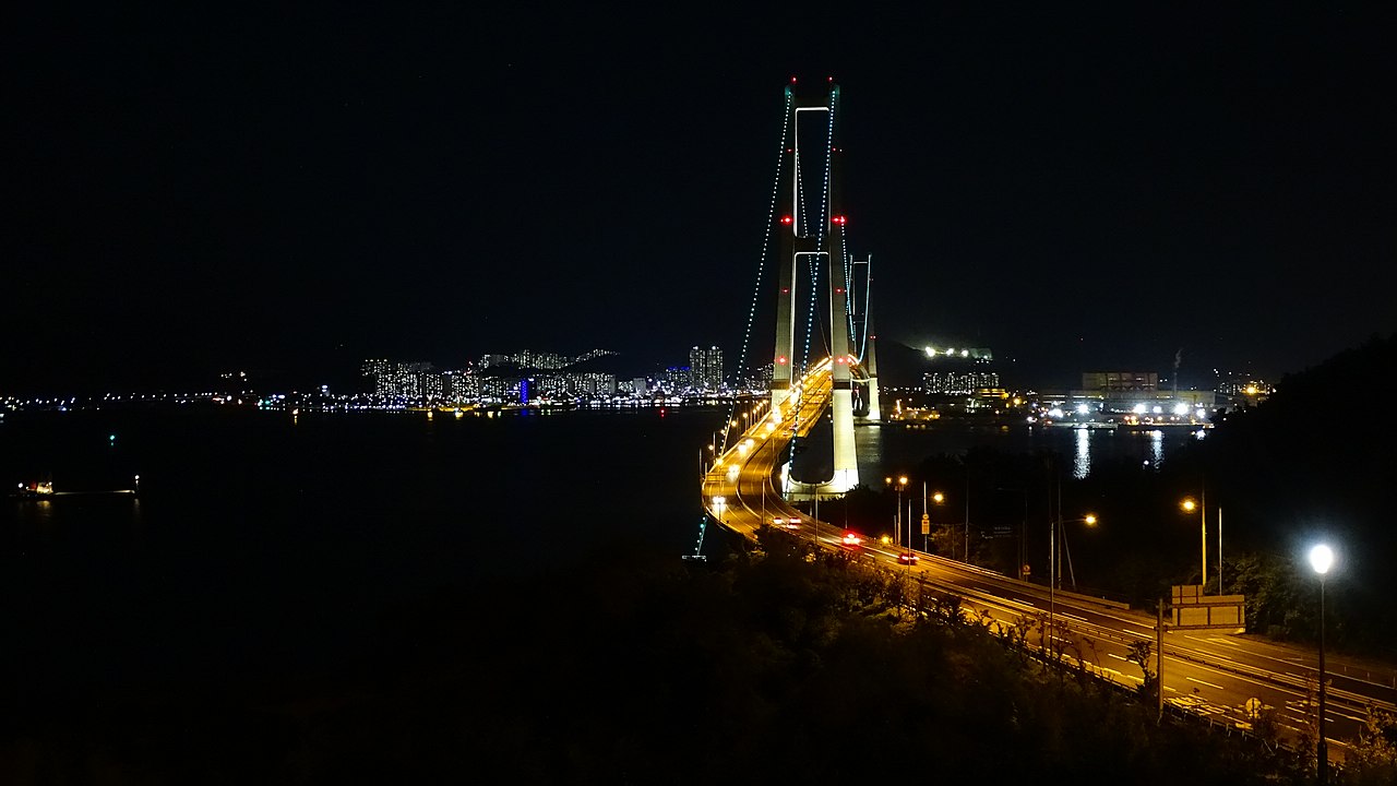 이순신대교 야경 1